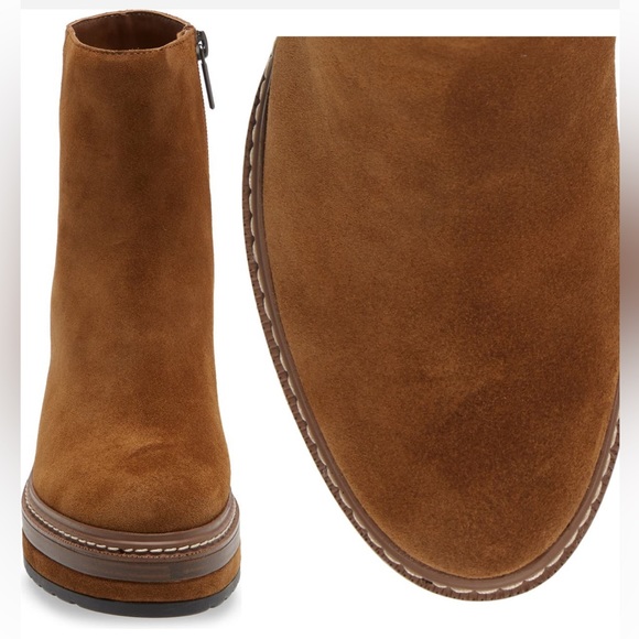 STEVE MADDEN Sloanne Suede Platform Booties NEW - Picture 4 of 5